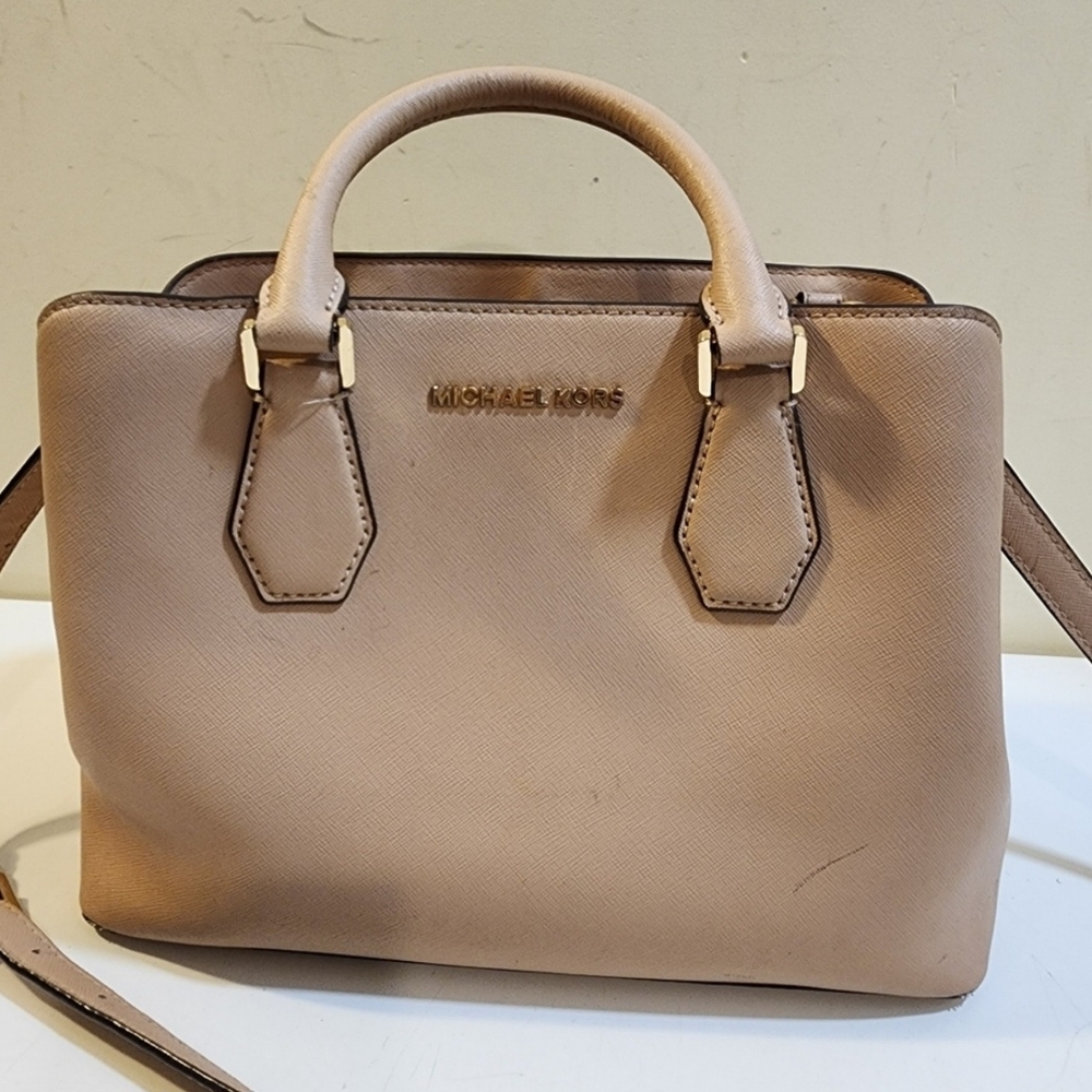Michael Kors Tan Leather Handbag